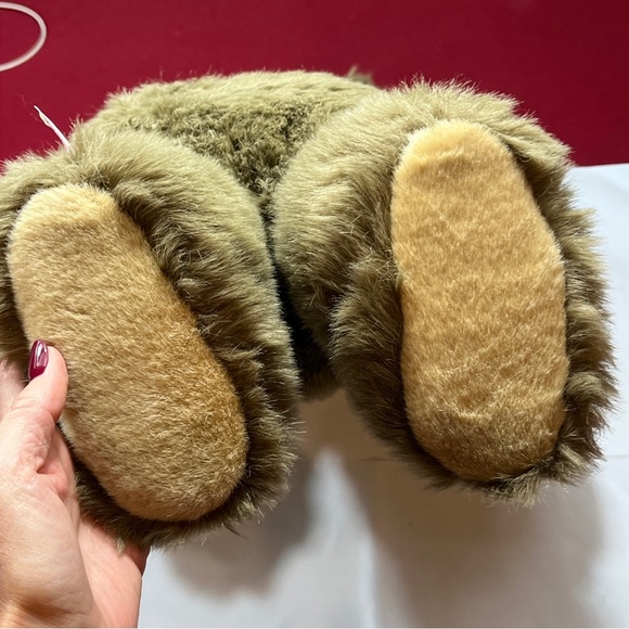 Jumbo TRUDI FUZZY BROWN 21” Teddy BEAR STAND UP Stuffed Animal Plush ITALY DAKIN - Picture 4 of 16